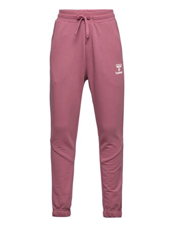 Hmlnuette Pants Sweatpants Mjukisbyxor Rosa Hummel