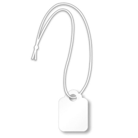 Mærkningsskilte Hvide prisskilte Karton Hængende Papir Tag