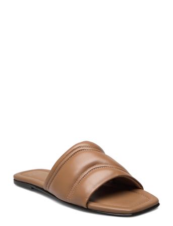 Forio Hazelnut Nappa Shoes Summer Shoes Flat Sandals Brun ATP Atelier*Betinget Tilbud