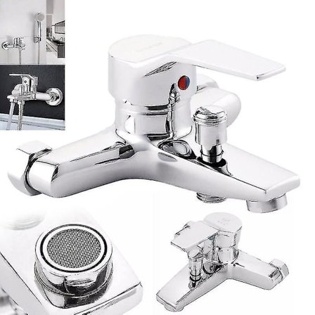 Väggmonterad duschblandare för badkar