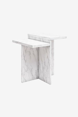 CosmoLiving by Cosmopolitan - Salongbord Brielle - Hvit - Sofabord - Fra Homeroom