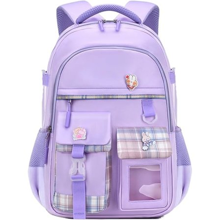 Skoletasker til piger Børn Rygsæk Sød skoletaske til 6-15 årige (Lilla)