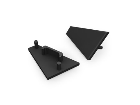 Bellalite A4980002 Endestykke Svart, Installasjonsmaterial