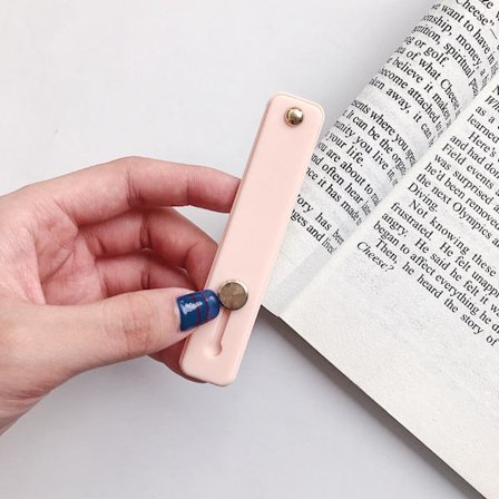 Mobilringhållare i silikon, telefonbaksida klistermärke hållare, enfärgad push-pull silikonhållare, live streaming lat person hållare