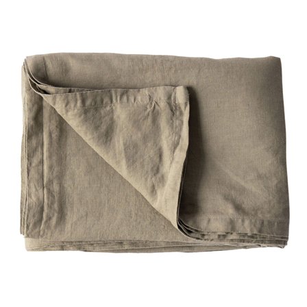 Tell me more Dug i hør 145 x 330 cm, olive | KitchenOne