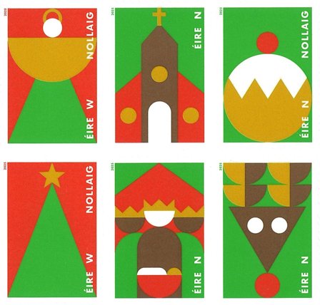 Irland - Julen 2025 - Postfrisk sæt 6v