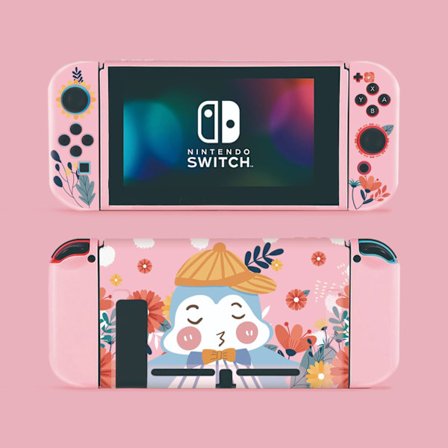 Beskyttende deksel for Switch, TPU Slim deksel kompatibel med Nintendo Switch-konsoll og Joy-Con