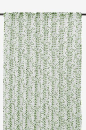 Svanefors - Verho Filippa 2P - Vihreä - Poimutusnauhaverhot - 140X280 - - Homeroom