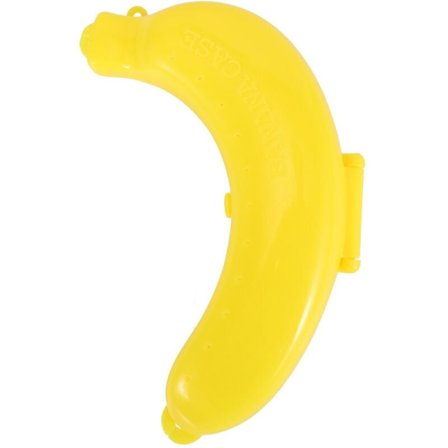 Suloinen hedelmäbanaanin suojakotelo, lounasrasian säilytysastia, banaanikotelo, keittiön muoviset työkalut