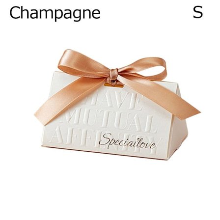 10 stk Godteriboks Håndposeboks CHAMPAGNE S