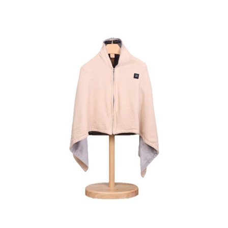 5V USB Elektrisk Varmetæppe - Strikket Jacquard Plaid med 3 Varmeindstillinger, Kompatibel med alle USB-enheder