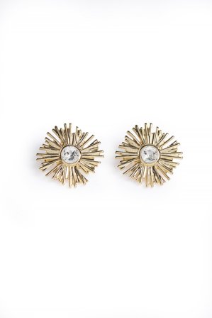 NA-KD Gold Detail Earrings - Nytårsaccessories - Guld - One Size