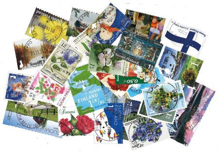 Finland - 25 forskellige frimærker - Stemplet