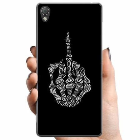 Sony Xperia Z3 Tpu Mobilskal Fuck You Bling