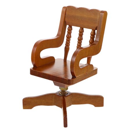 Miniatyr Miniatyr Stol Ornament Tre Stol Modell Miniatyrhus Treleke Mini Trestoler