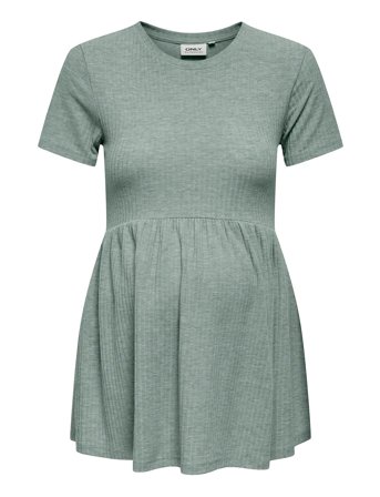 Only Maternity Olmmalaya S/S O-Neck Top Jrs Noos - Green - S