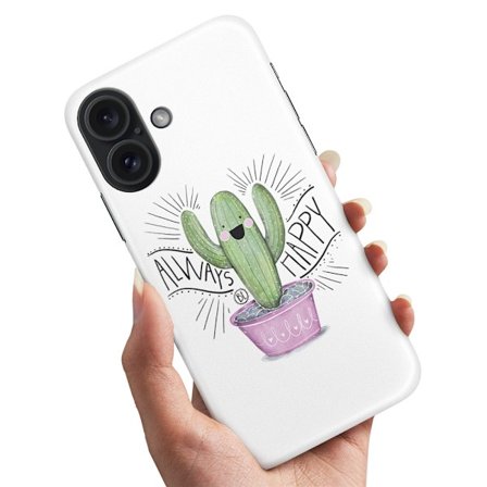 iPhone 16 - Skal/Mobilskal Happy Cactus