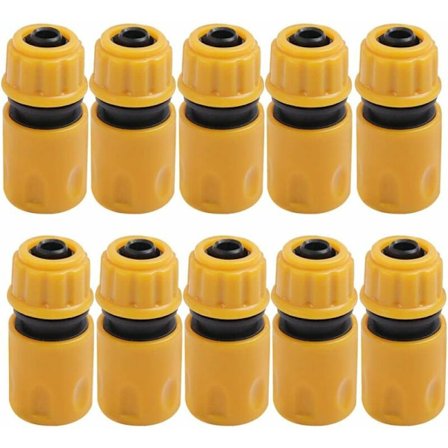 Hageslangekobling 10 stk, hageslangekobling, plast hageslange hurtigkoblinger, vanningskobling, vanningsdyse, slangekobling, Gard