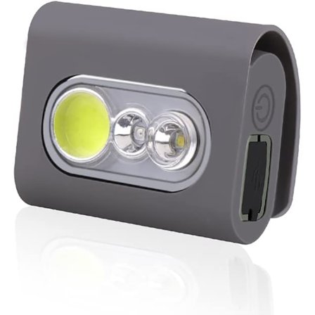 Clip-on Löparlampa, 2000 Lumen LED Jogging Säkerhetslampa med