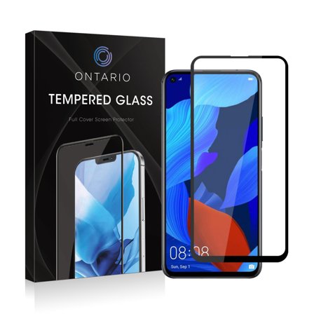Ontario pansret glass Huawei Nova 5T Svart, herdet glass