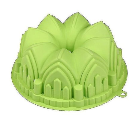 Silikonform, Krone Slott Kakeform Silikon Bakeformer Festkake Bakeutstyr For Din Bursdagsdessert, Kake, Brød, Tart, Pai, Flan Og Mer-ZZY