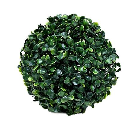 Grønne Kuler Falsk Buksbom Grønne Runde Kuler Ingen Klipping Kunstige Topiary Kuler Borddekorasjon for Hjem Utendørs B