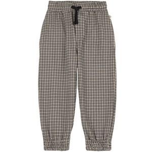 My Little Cozmo Gingham Trousers Light Grey - Bottoms - 10 years - Grey