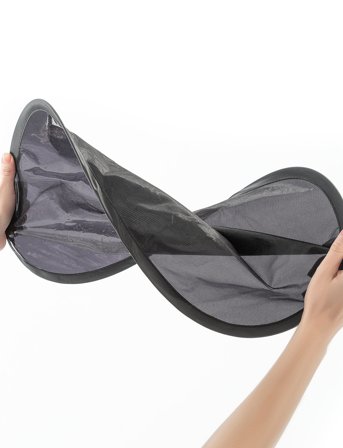 Reer Travelkid Sun Pure Car Sunshade - Black - ONE SIZE