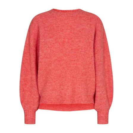 Co'Couture, Round-neck Knitwear Oranje, Dames, Maat:M
