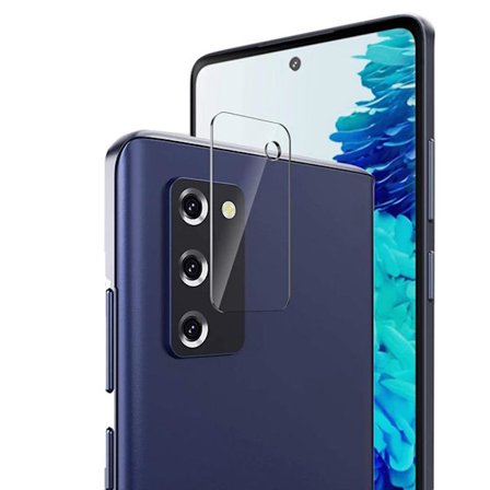 S20 FE 2.5D Högkvalitativt HD Ultratunt Kameralinsskydd