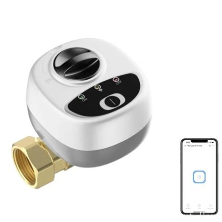 APP WiFi Smart Ventil DN15 /DN20 /DN25 Smart Vatten / Gas Avstängning Automatiserad Ball Ventil Trådlös Kontroll Alexa kompatibel