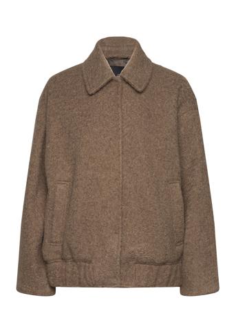 Over D Bomber Jacket Brown Mango