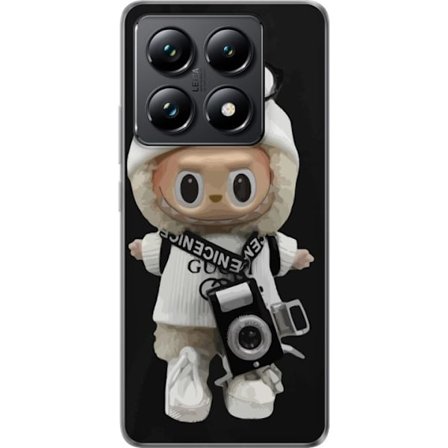 Kompatibelt Mobildeksel til Xiaomi Xiaomi 14T Pro Stilig designerfigur med kamera og streetwear, leken samlerfigur i trendy urban estetikk og minimali