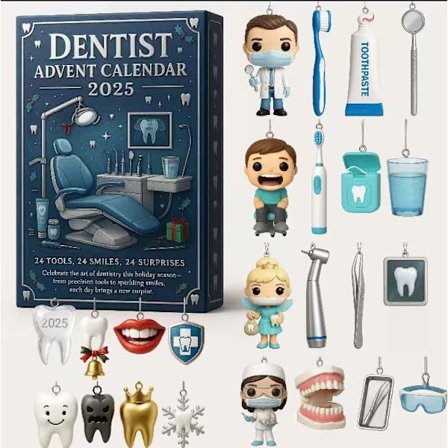 Julkalender 2025 – Akryldekoration i full stil