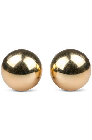 Gold ben wa balls - 25mm - Guldfärgade Knipkulor 129gr / set