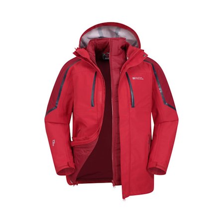 Mountain Warehouse Herr Zenith Extreme III 3-i-1 Vadderad Jacka
