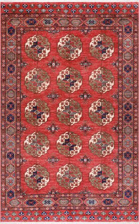 Annodato A Mano Shabargan Tappeto 200X305 Di Lana