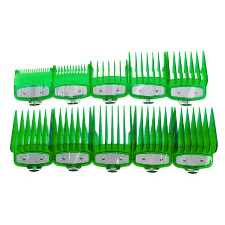 10 STK Frisørsalon Styling Guide Kam Sæt Olie til Hoved Hårtrimmer Tilbehør Frisør Klipper