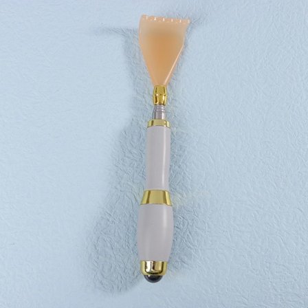 Justerbar Ryggkløer Stål Ryggmassage Teleskopisk Anti Kløe Grå