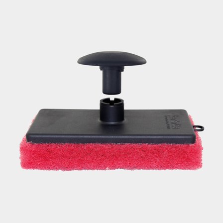 Esponja de limpieza con mango Star Brite, mediana, roja