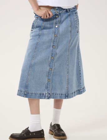 My Essential Wardrobe Dangomw 144 Skirt - Blue - 38