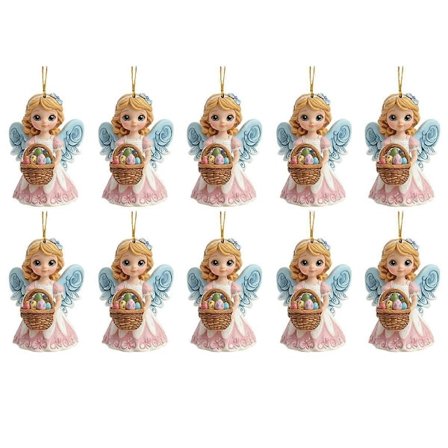 Sød Engel Pige Akryl Nøglering Bil Bakspejl Tilbehør