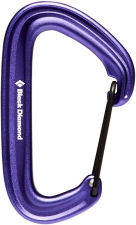 Black Diamond Litewire Carabiner Purple