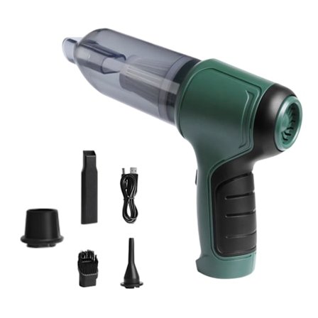 Mini Håndholdt Trådløs Støvsuger 3 I 1 Oppladbar Våt Tørr Dobbel Bruk Luftblåser Elektrisk Støv