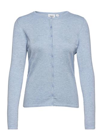 A8661, Milasz R-Neck Cardigan Strikkegenser Cardigan Blå Saint Tropez