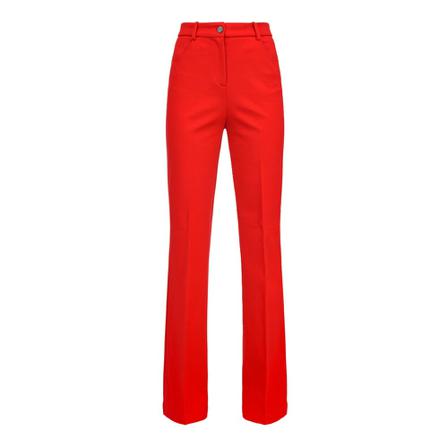 Pinko Abha pantallone fabric point Rød, Dame Bukser, Størrelse: XS