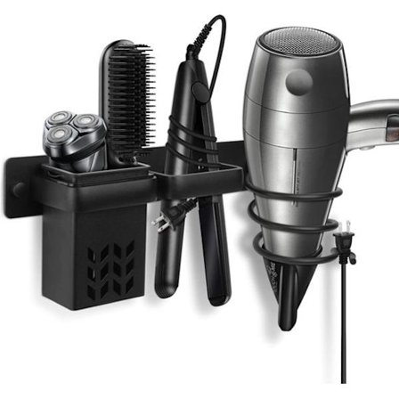 ING Hårfønerklemmer, krølltenger og rettetenger, veggorganisatorer for hjemme- og profesjonelt hårpleietilbehør