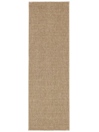 Washable Indoor/Outdoor Rug Jolin Beige Runner Small Oeko-Tex