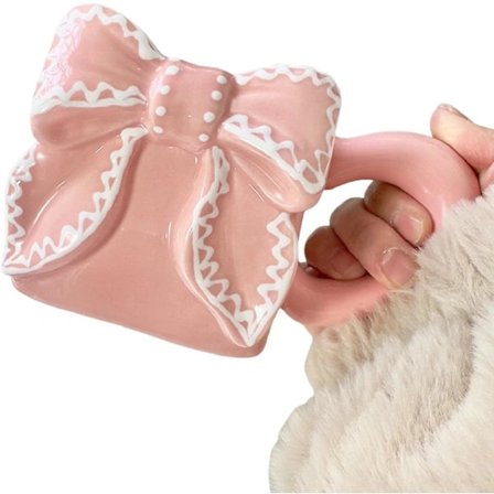 Keraaminen kahvimuki ruusun muotoinen, söpö ruusunmuotoinen muki, lattekuppi, henkilökohtainen kahvimuki, ystävänpäivä, äitienpäivä, syntymäpäivälahja