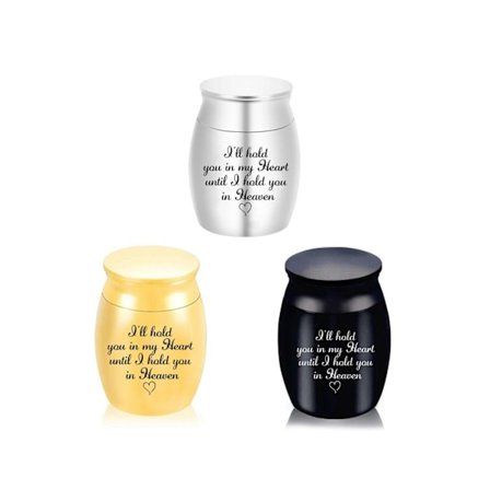 Kremeringsurneholder til Aske Lille Hund Kat Kæledyrs Mindegave Æske Begravelse Sølv